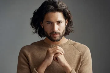 rugged male models with long hair