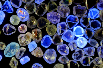 Diamonds Glow Under UV