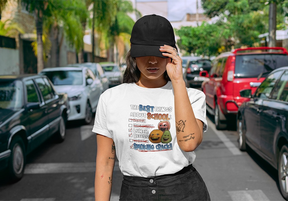 Annoying Orange Smoking Crack Shirt