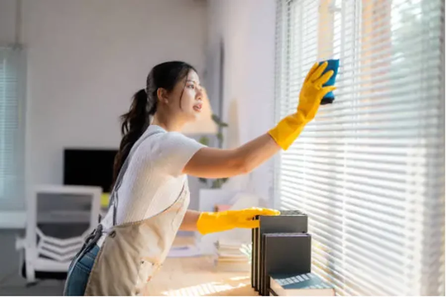 How Professionals Clean Blinds