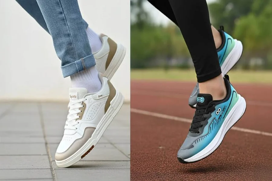 A Pair of Stylish Sneakers